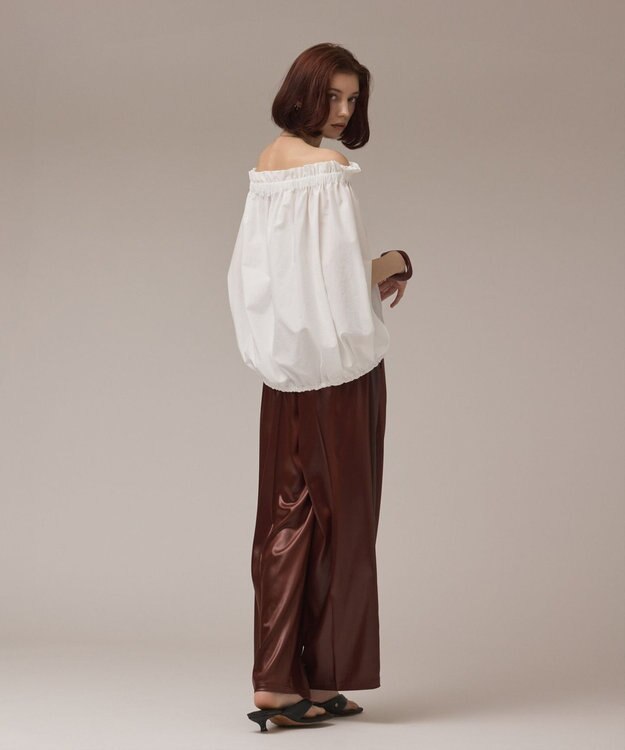 GRACE CONTINENTAL ケープ風2WAYトップ ホワイト