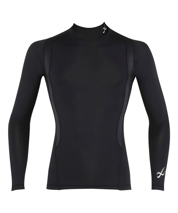 CW-X 【MEN】 CW-X 機能性トップス 【JYURYU TOP】 ハイネック 長袖 肩が動かしやすくなる 運動時の疲労を軽減 ゴルフ 球技 マラソン JAO009 /ワコール ブラック