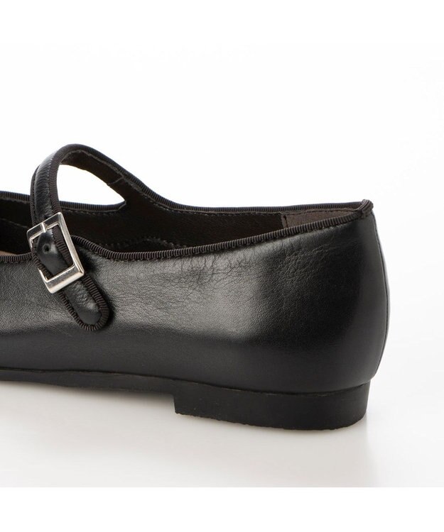 ing <ing>【WEB限定】ストラップフラットシューズ ブラック