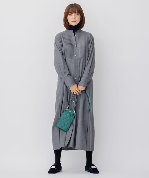 23区 【CLASSY.1月号掲載】スムージーコットン シアー ニット ブラック系