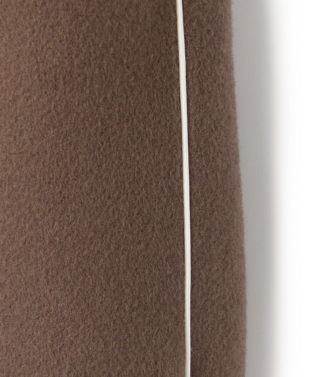 ICB 【WEB＆一部店舗限定】WooloopShortBeaver ショールカラーコート ディープモカ