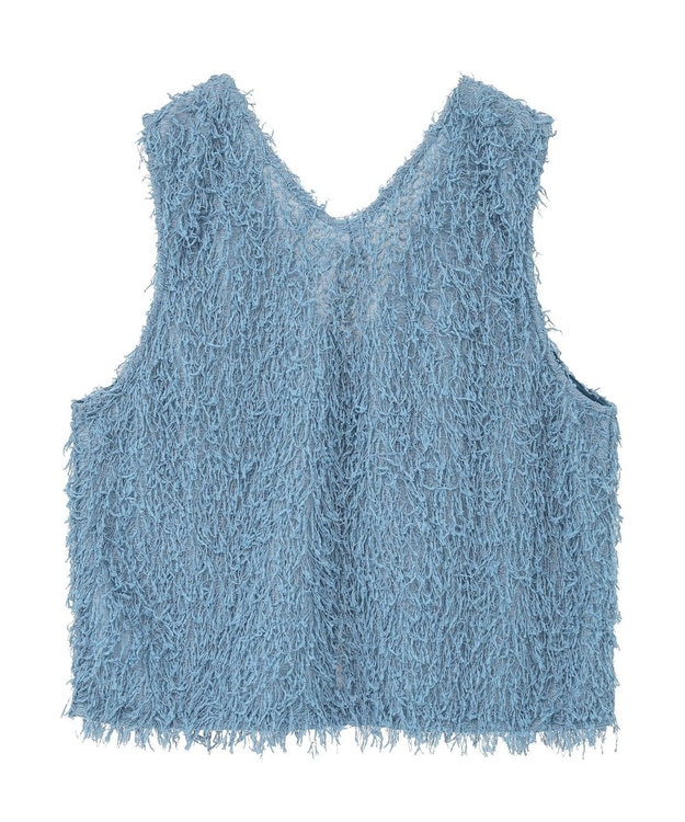AMERICAN HOLIC 【前後2WAY】フリンジベスト Blue