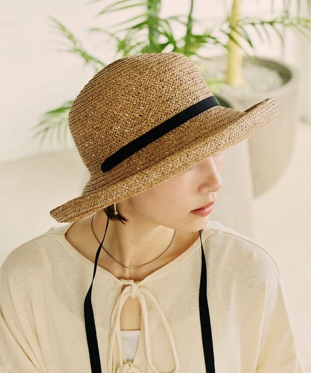 石田製帽 Yペーパーブレード　セーラハット ナチュラル