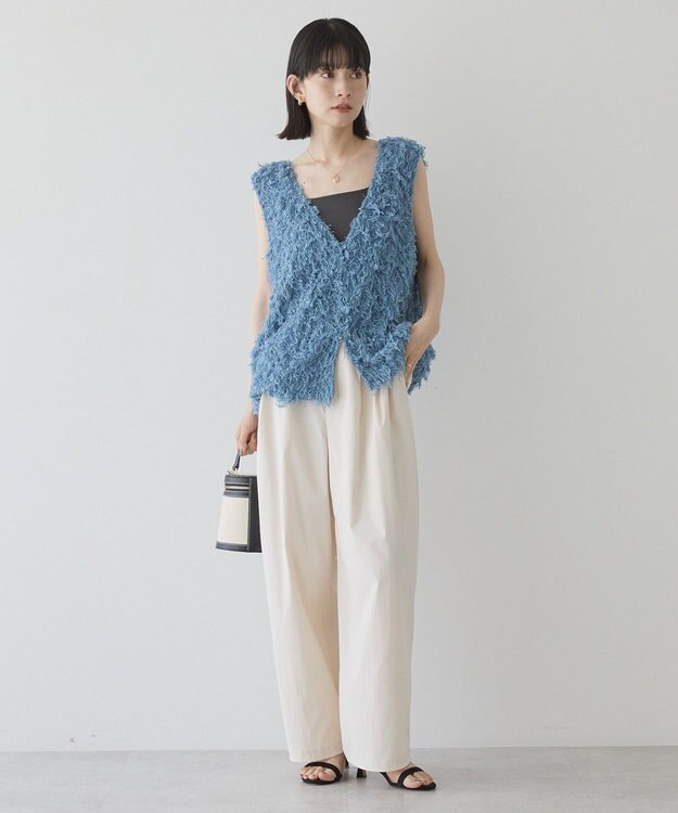 AMERICAN HOLIC 【前後2WAY】フリンジベスト Blue