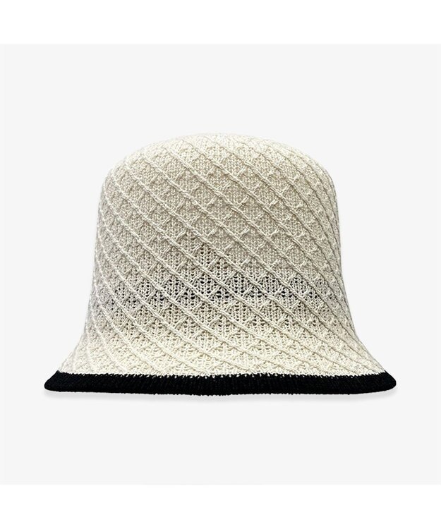 林八百吉商店 un chapeau  バイカラーサーモハット ホワイト