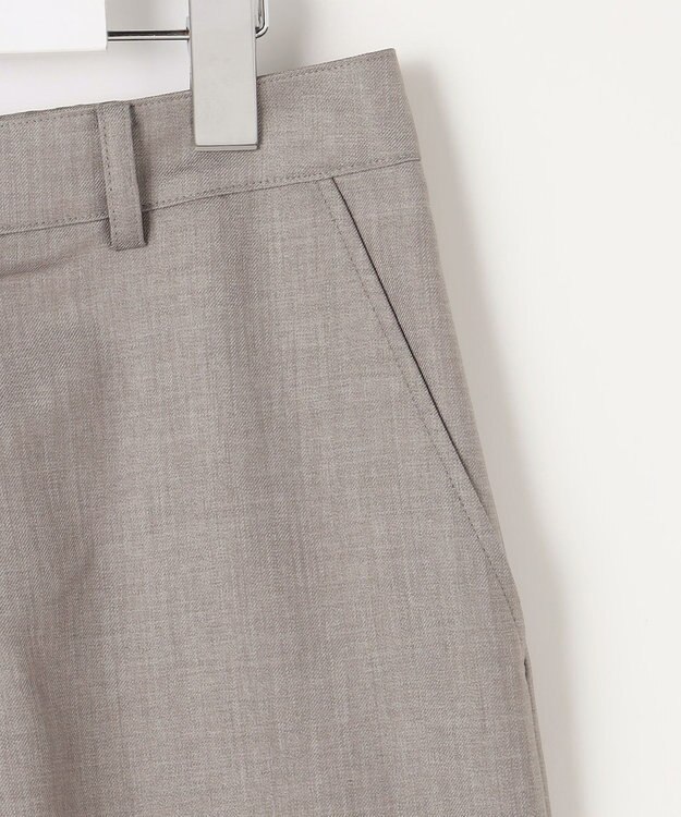 J.PRESS LADIES L OXIJEWEL ストレッチ ストレート パンツ グレー系