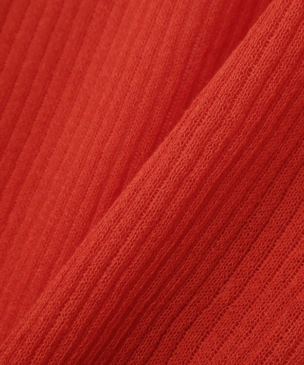 AMERICAN HOLIC シアーリブニットカーディガン Red