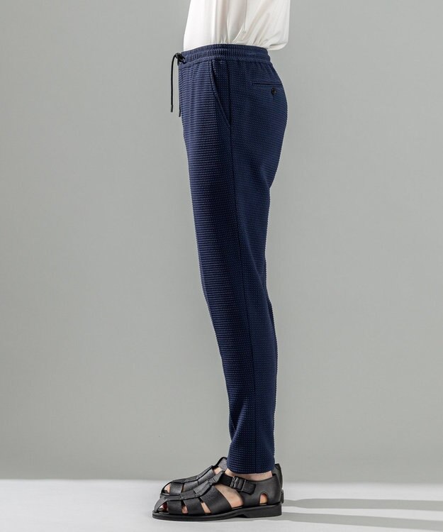 JOSEPH HOMME <新色追加>【オリジナル素材/シワになりにくい/ウエストゴム仕様】ライトタックジャージー イージーパンツ/PEGG EASY ネイビー系