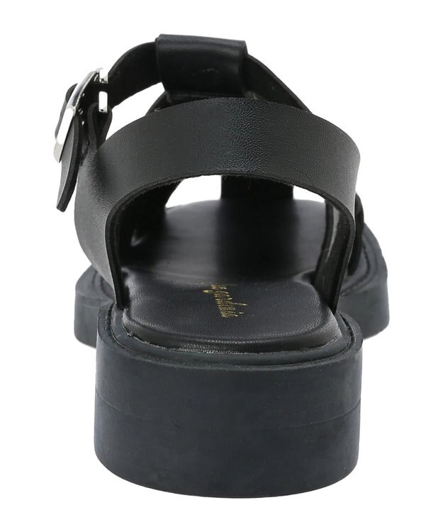 Green Parks ・Ｕｎａ　ｇａｒｄｅｎｉａ　スクエアトゥグルカサンダル Black