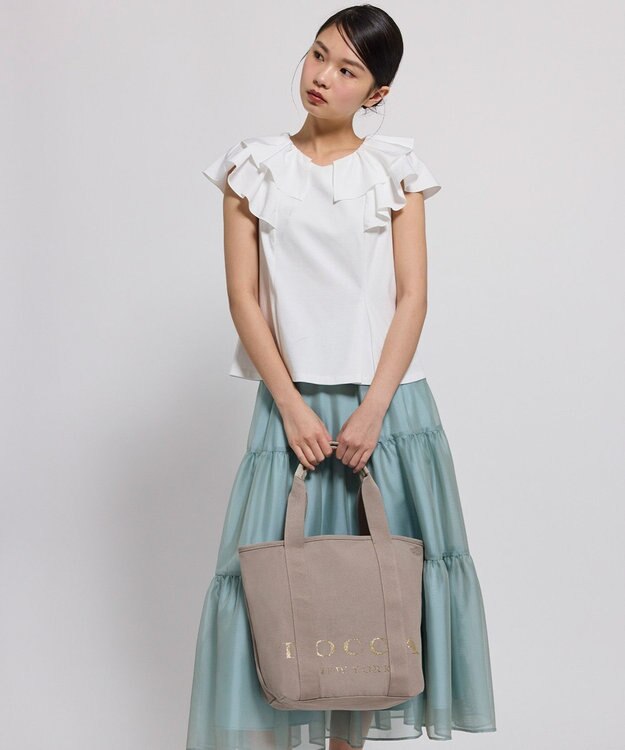 TOCCA 【WEB限定＆一部店舗限定】【A4サイズ対応】BIG TOCCA TOTE L トートバッグ L [新色]ベージュ系