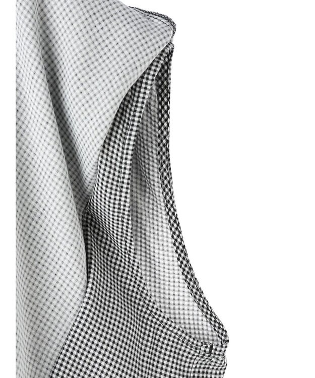 Green Parks 接触冷感　アソート柄ブラウス Gingham Check