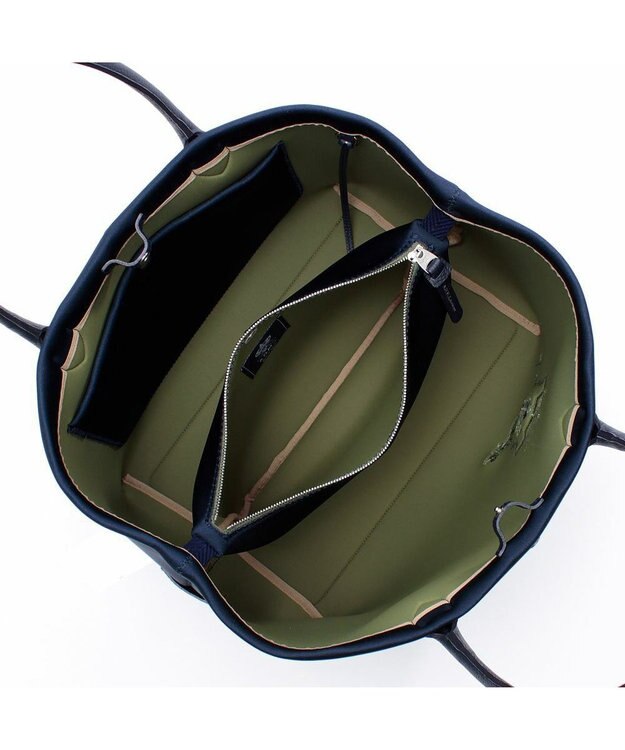 A.D.M.J. 【魔法の様に軽い】マジックライト　スパニッシュファブリックエンブレム刺しゅうトートL マリノ