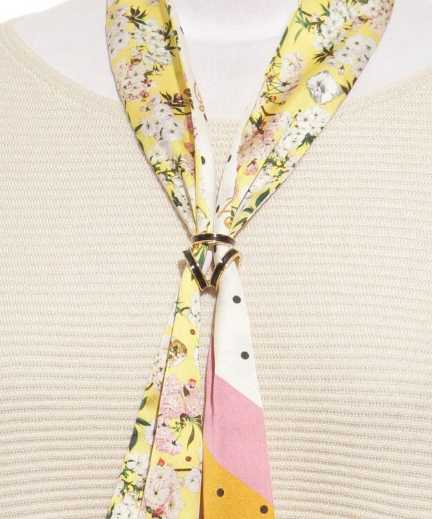 MOONBAT 【2WAY】3ringスカーフリング ブラック