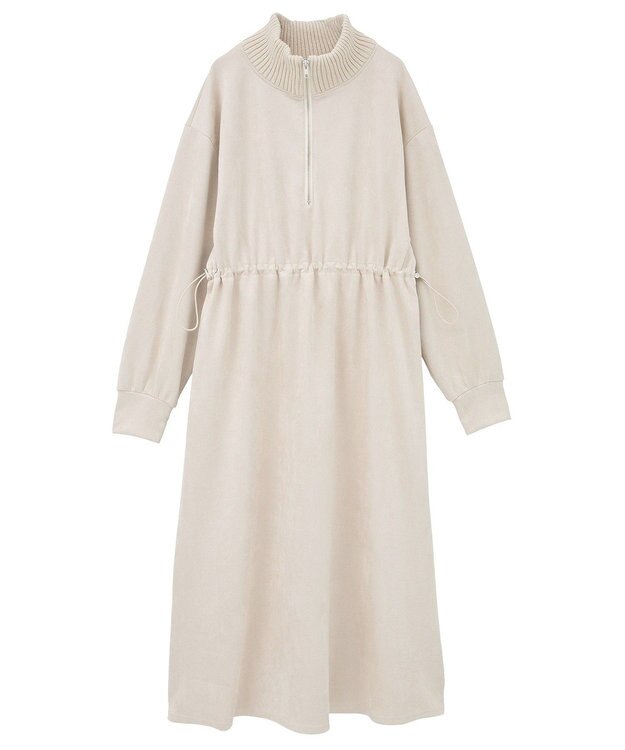 Green Parks ・ＥＬＥＮＣＡＲＥ　ＤＵＥ　スエードポンチワンピース Ivory