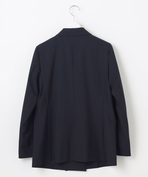 J.PRESS LADIES L ANASTASIAトロ ダブル ジャケット ネイビー系