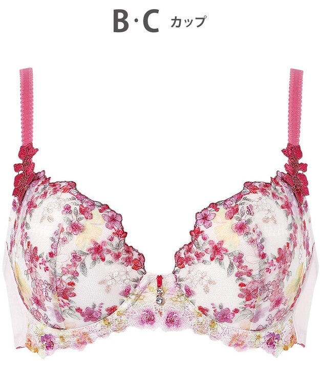 Wing ブラジャー Wing Lesiage ふんわりまるみメイク ソフトなつけごこち 【2120シリーズ】 ブラ Gカップまで対応 大きいサイズ PB2120 ウイング／ワコール ピンク