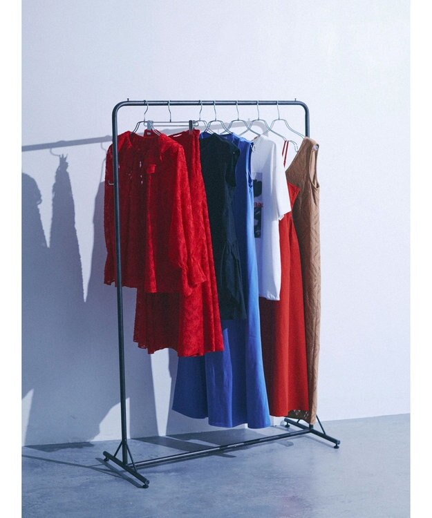 Green Parks バックデザインキャミワンピース Red