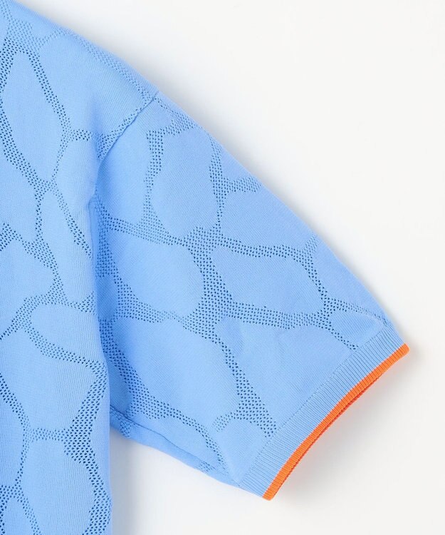 PW CIRCULUS 【MEN】ジラフメッシュ モックネック スカイブルー系