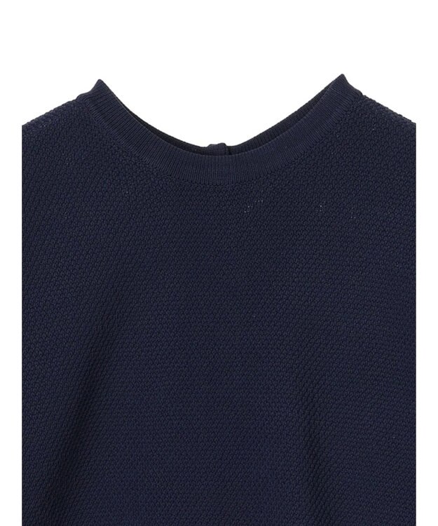 Green Parks ２ｗａｙ　パール釦ニットプルオーバー Dark Navy