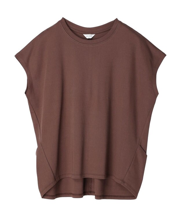 AMERICAN HOLIC キレイＣｏｔｔｏｎフレンチスリーブカットプルオーバー Brown