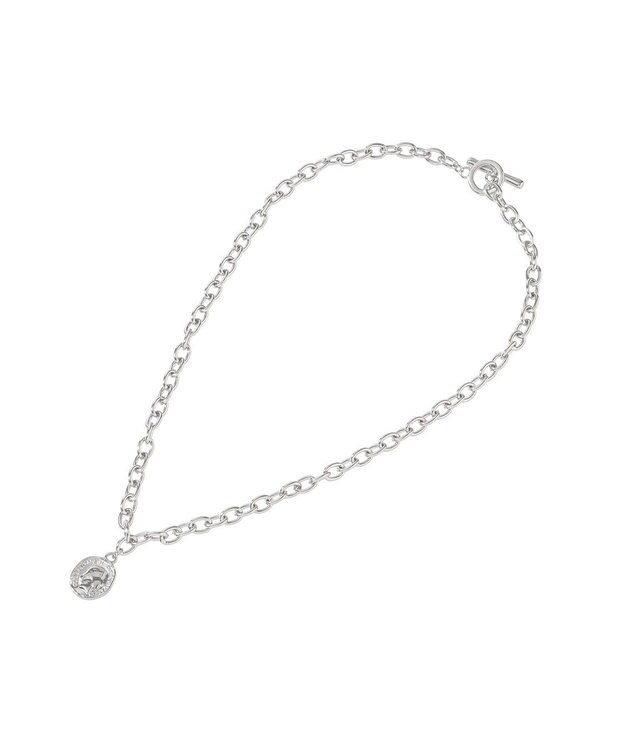 AMERICAN HOLIC 【ステンレス】コイントップチェーンネックレス Silver