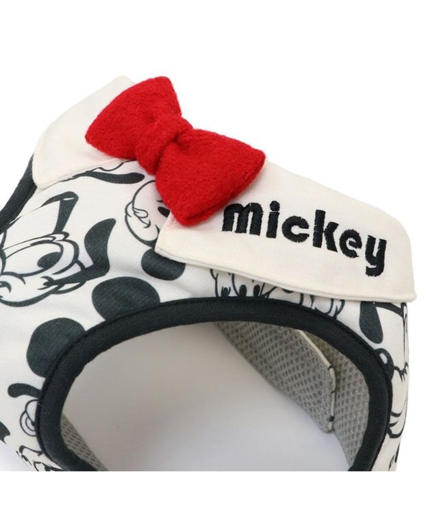 PET PARADISE ディズニー ミッキーマウス＆プルート ベストハーネス 《モノクロ》 ＳＳ ホワイト×ブラック