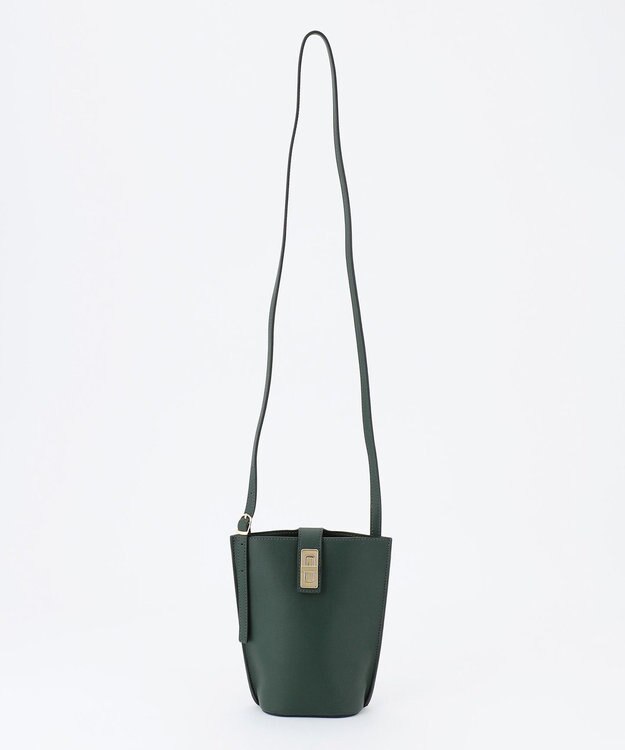 23区 アウトシームポシェット ダークグリーン系