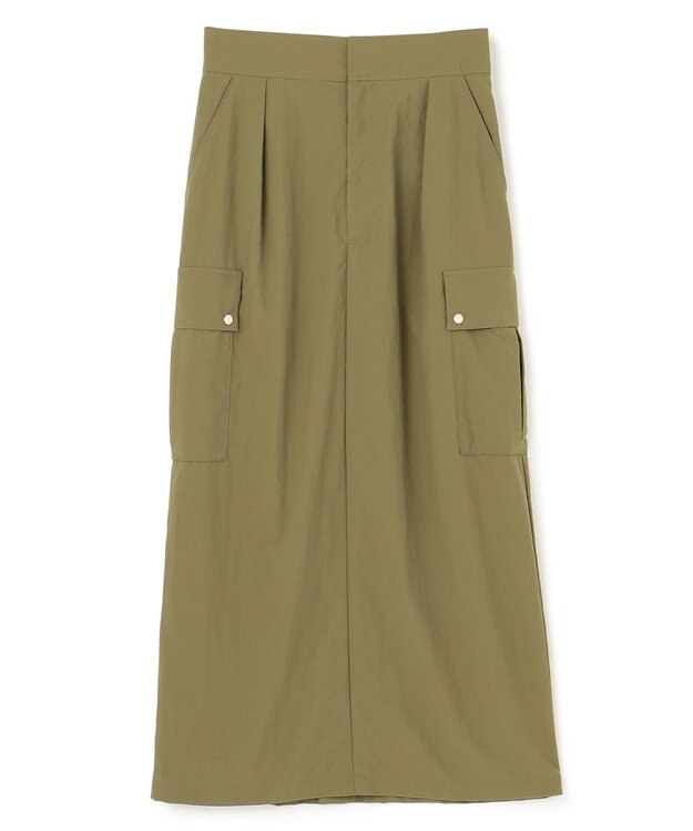 uncrave 【撥水・UVカット・接触冷感】プルーフタスラン カーゴスカート（uncrave STANDARD） ライトカーキ