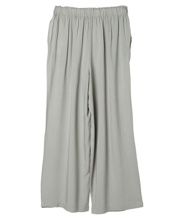 CRAFT STANDARD BOUTIQUE レーヨンワイドパンツ Sax