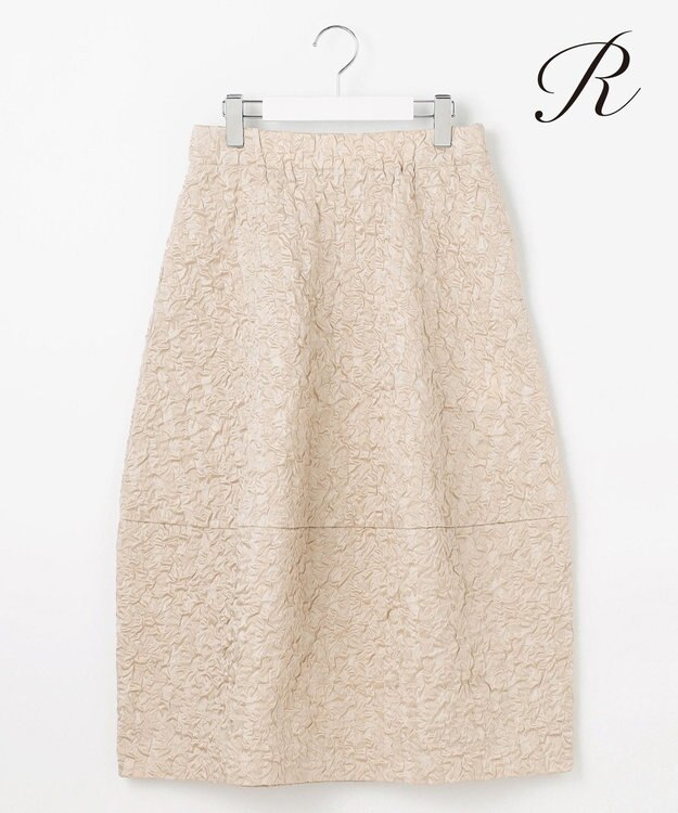 23区 【R(アール)】LIMONTAフラワージャカード スカート ベージュ系