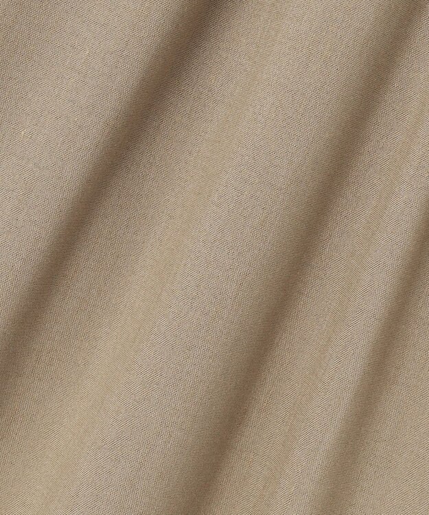 自由区 S 【セットアップ対応】リネンストレッチワイド パンツ カーキ