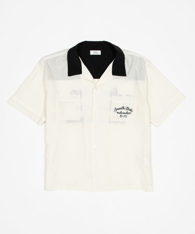 WEGO 【ユニセックス着用ITEM】ボーリングシャツ（SS） ホワイト