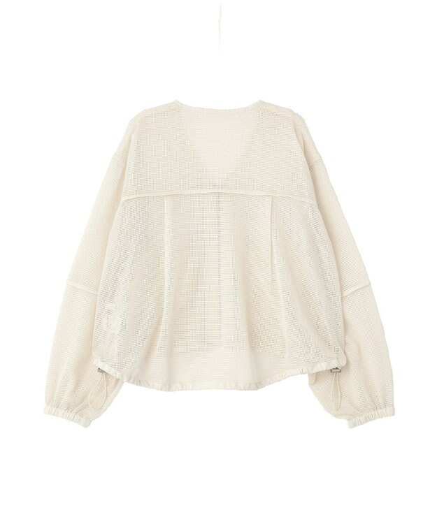 AMERICAN HOLIC メッシュ異素材ブルゾン Ivory