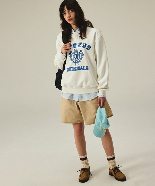 J.PRESS MEN 【J.PRESS ORIGINALS】【UNISEX】Stretch Weather Cloth Easy Shorts ベージュ系