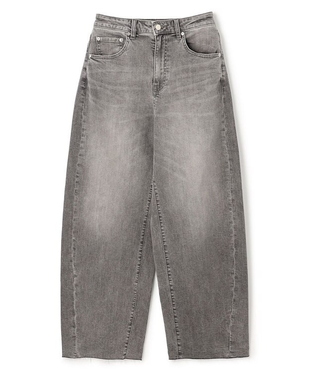 UNFILO 【UNFILO DENIM】バレルレッグデニム グレー
