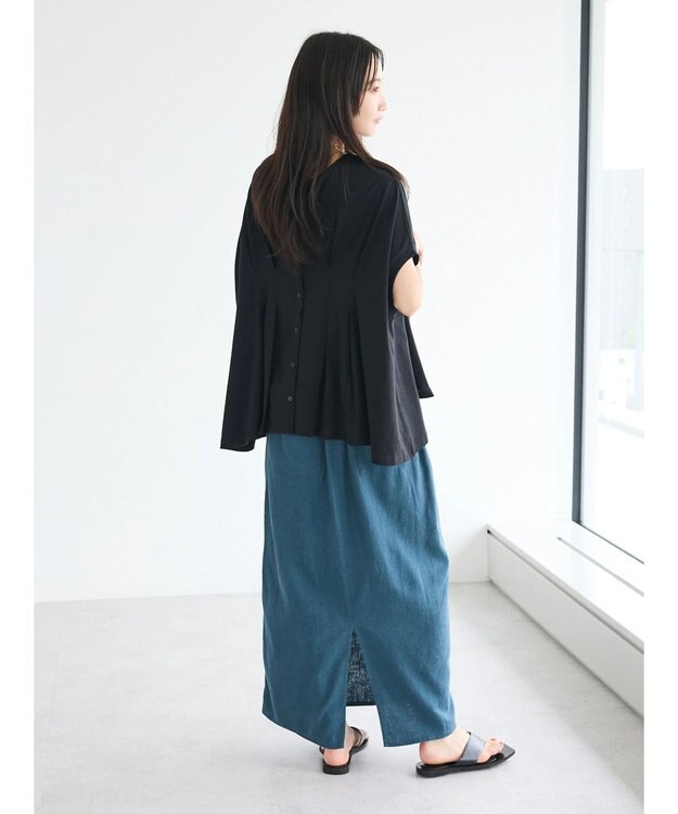 CRAFT STANDARD BOUTIQUE 前後2WAYタックプルオーバー Black