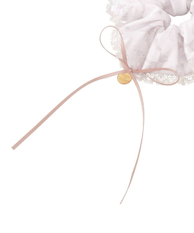 Maison de FLEUR すずらんプリントシュシュ Grayish Pink