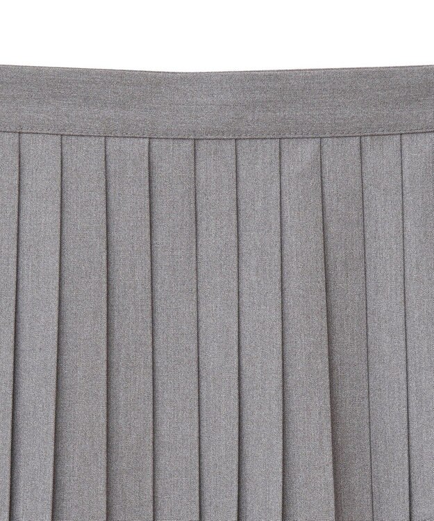 earth music&ecology ＳＥＴ２点プリーツラップスカート＋ミニスカート Gray