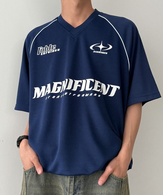 WEGO パイピングサッカーT（SS） ブルーその他