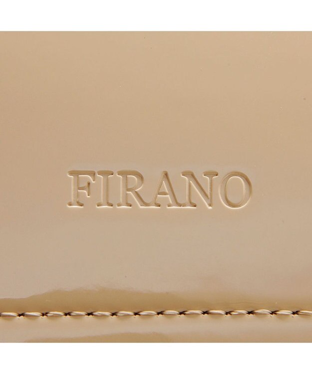 MioFIRANO スクエアエナメルハンドバッグ 2WAY　FIRANO フィラノ BEIGE