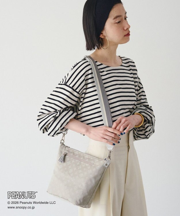 russet 《PEANUTS×russet》リバーシブルショルダーバッグ(CE-1755) L.Blue