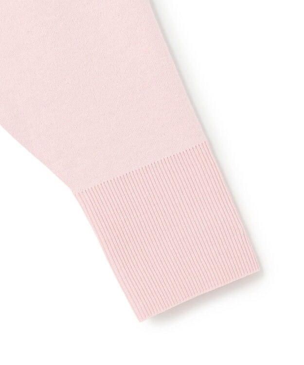 UNFILO 【野呂佳代さん着用】コットンカシミヤニット Vネックカーディガン ピンク