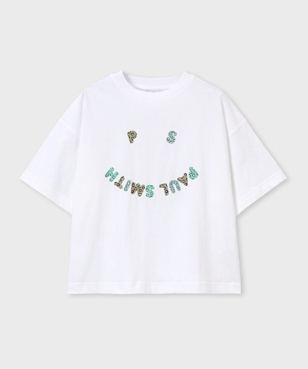 Paul Smith PS Happy アニマルロゴ 半袖Tシャツ オフホワイト