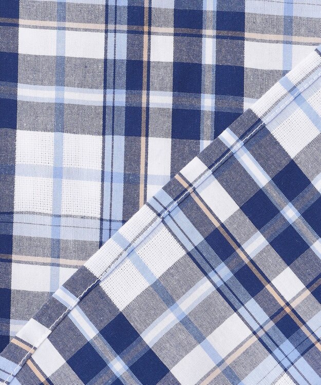 J.PRESS KIDS 【140-170cm】ロゴプリント チェックシャツ ネイビー系4