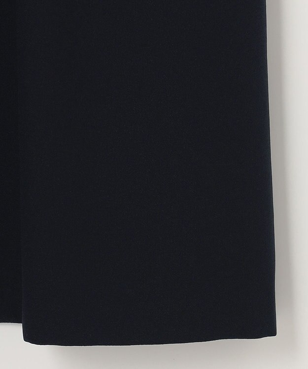 ANY SIS 【洗える】レースコンビバックサテン ワンピース ネイビー