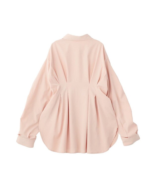 Green Parks 【WEB限定】ドロストシャーリングウエストタックシャツⅡ Pink