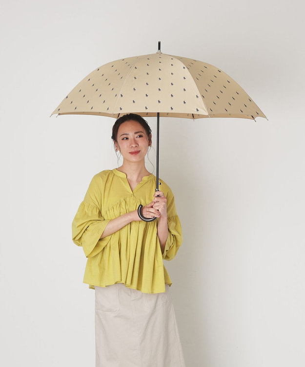 ポロポニー柄　ビニールプリント傘　長傘　クリア　ジャンプ傘　ラルフローレン 雨傘】ポロ ラルフ ローレン (POLO RALPH LAUREN) ビニール傘