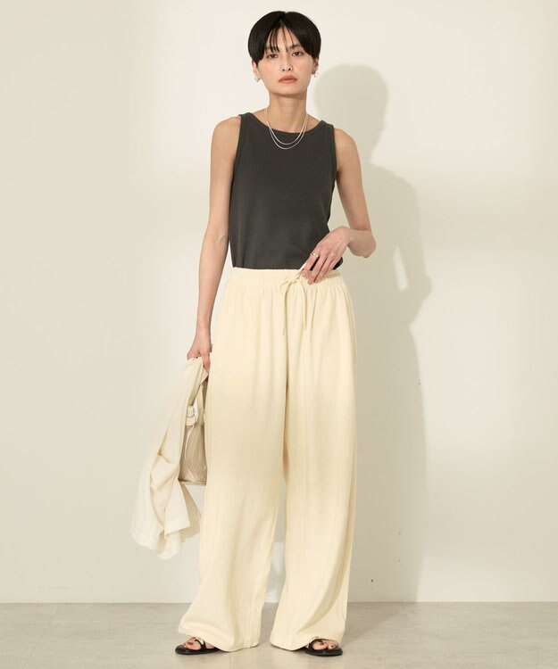 AMERICAN HOLIC パイルパンツ Ecru