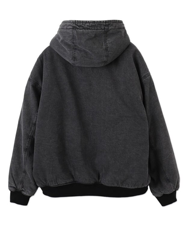 WEGO 【ユニセックス着用ITEM】ワーカーズボアフードブルゾン ブラックその他