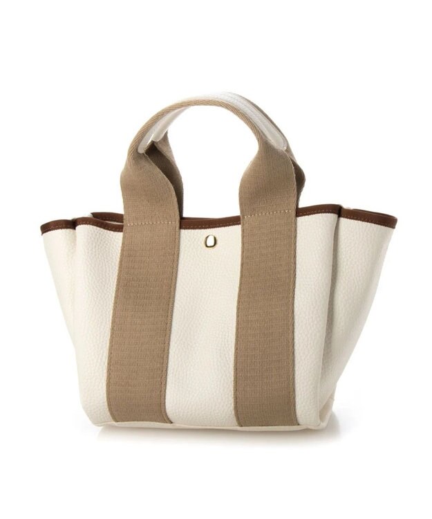 UNBILLION cachecache ショルダー付き2wayテープトートバッグS アイボリー